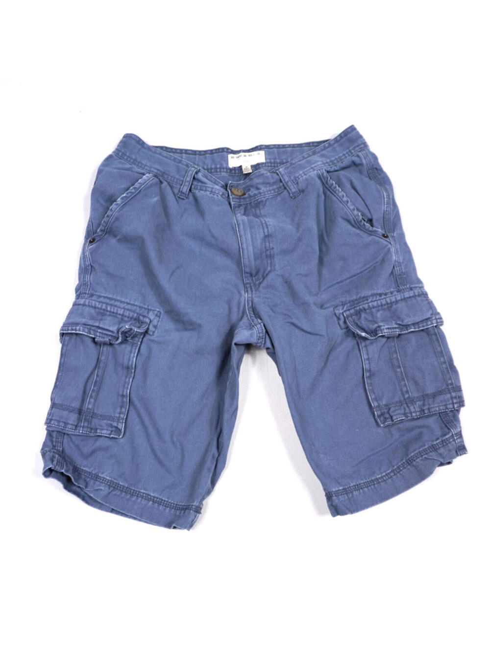 Triple Five Soul Cargo Shorts Men 32 Gray Y2K Skater Utility Military Streetwear